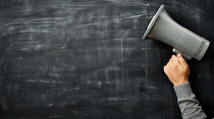 businessman with megaphone