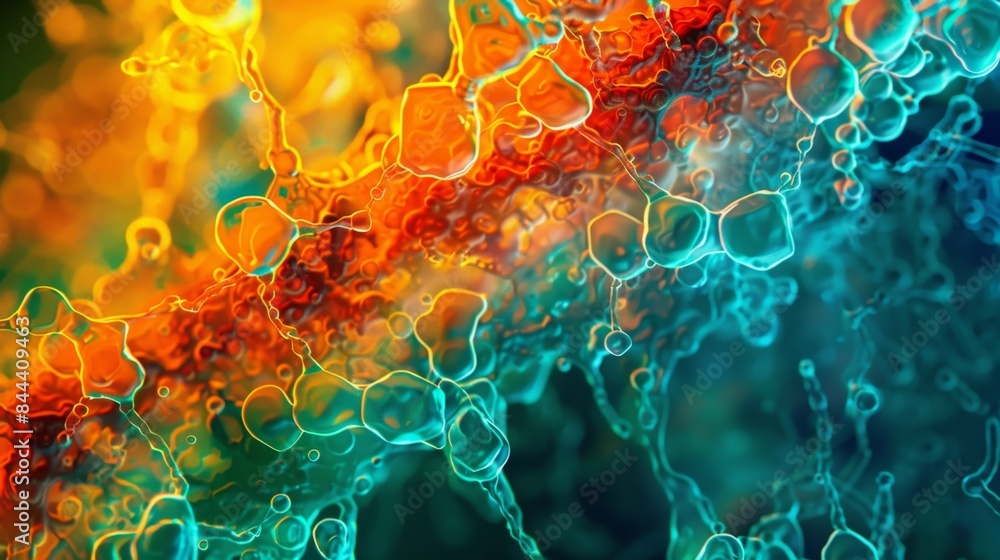 Poster zoomed in view of complex i the first step in the electron transport chain where electrons are trans