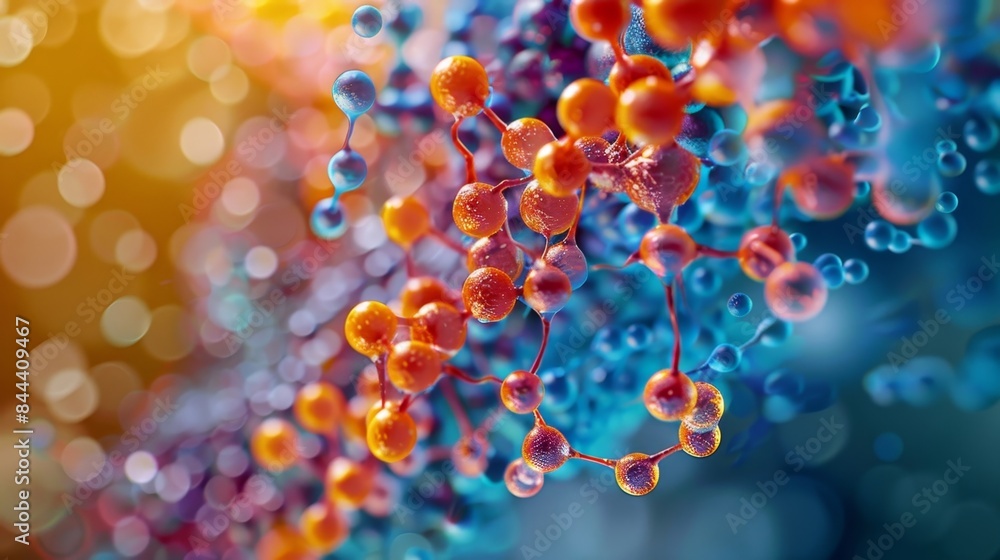 Poster detailed view of the proton gradient formed during the electron transport chain and how it drives th