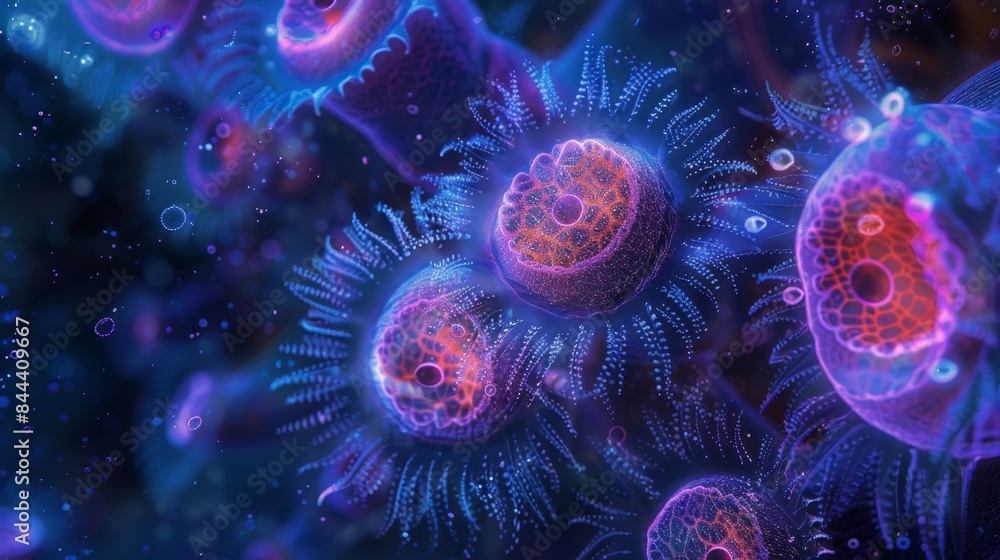 Poster the dynamic movements of cilia constantly adjusting to changes in their environment and ensuring the