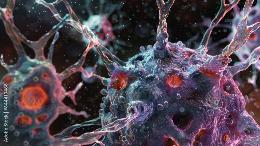 Poster a microscopic view of cells with and without functional gap junctions demonstrating the critical rol