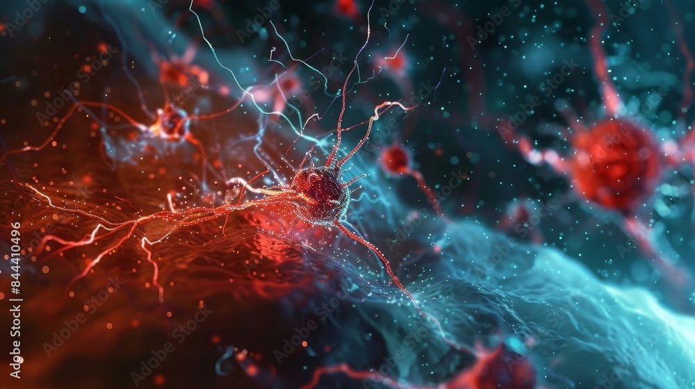 Poster a timelapse microscopy video of endothelial cells actively responding to a moving and proliferating 