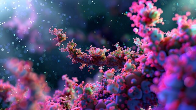 Detailed image of protein kinase inhibitors binding to their specific target enzymes blocking their activity