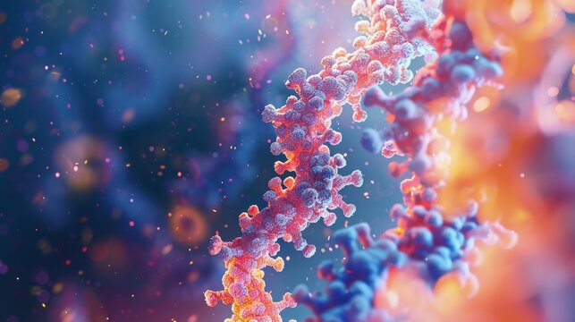 Magnified view of activated protein kinases phosphorylating transcription factors in the nucleus to regulate gene expression