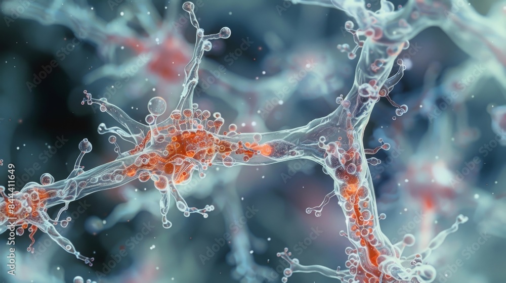 Poster a highresolution image of dendrites revealing the presence of small structures called microtubules c