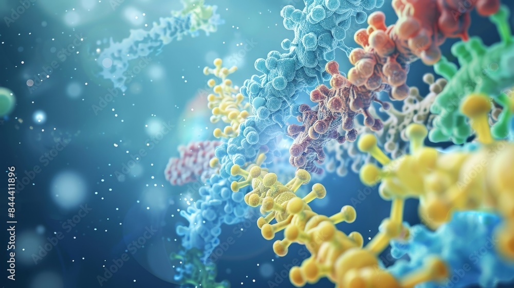 Poster a diagram showing the different types of glycosylation and their locations within a cell emphasizing