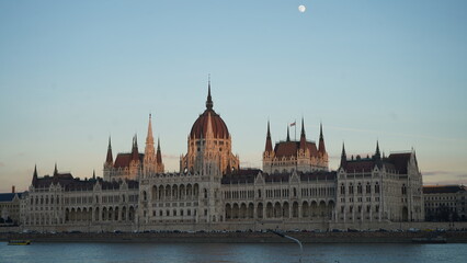 Obraz premium The Hungarian Parliament in Budapest, 2022