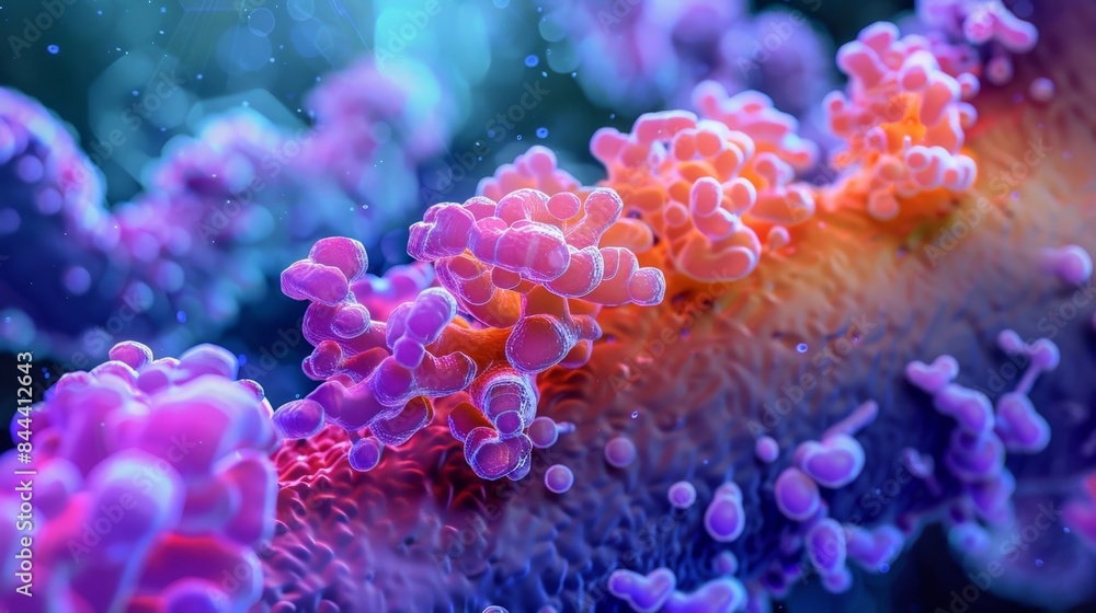 Poster a crosssectional view of a protein being transported through the cell membrane with the help of mole