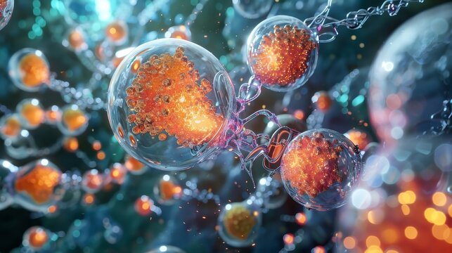 Accumulation of agerelated macromolecules within a senescent cell leading to impaired cell function and increased cellular aging