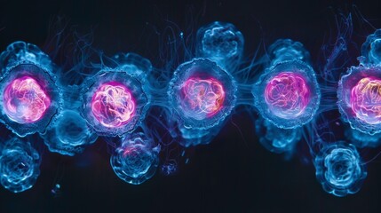 A series of sequential images showing the formation of a clathrincoated vesicle from the plasma membrane documenting the progression of endocytosis