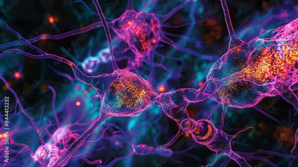 Aufkleber a confocal microscopy image highlighting the role of intermediate filaments in supporting and stabil