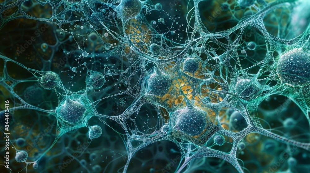 Poster endocrine cells organized into a complex network with different cell types communicating through par