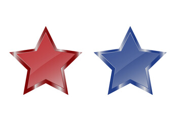 Stars vector. Fourth of July celebration