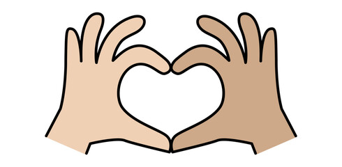 Love hand sign graphic