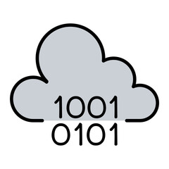 Cloud computing icon