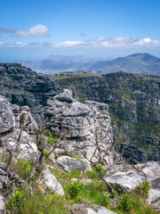 Montagne de La Table au Cap en Afrique du Sud