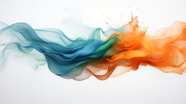 indian flag tri color abstract background