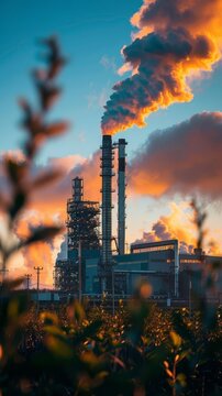 Carbon Capture Professional captures of carbon capture and storage CCS facilities capturing and sequestering carbon AI generated illustration