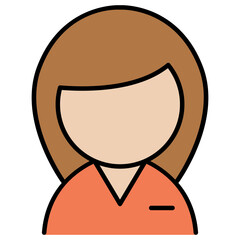 Business woman icon