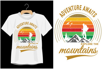 Awesome vintage t shirt design