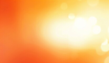 Obraz premium abstract background with bokeh abstract orange gradient, blurred, minimalistic, simple, orange and white, light, soft background
