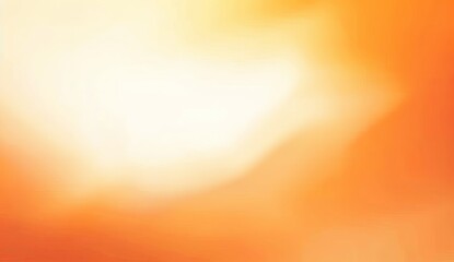Fototapeta premium abstract background with bokehorange gradient, blurred, minimalistic, simple, orange and white, light, soft 