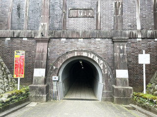 japanese late crossing underground corridor fortress wall