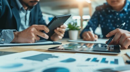 Business Team Collaborating on a Project