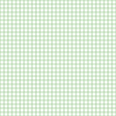 Seamless Gingham Pattern in Light Green and White