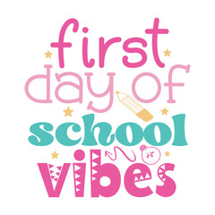 First day of school vibes