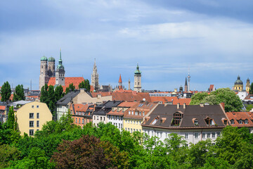 Fototapeta premium Munich, Germany. The capital city of Bavaria.