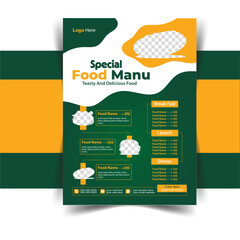 Food and Restaurant Social Media Post Design for Promotion. Food Banner Social Media Post Template Ads. Editable Social Media Post Template. Layout Design for marketing on Social Media