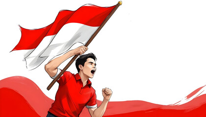 Indonesia Independence Day Illustration