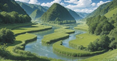 자연 풍경 그림