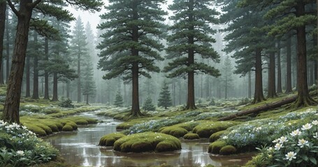 자연 풍경 그림