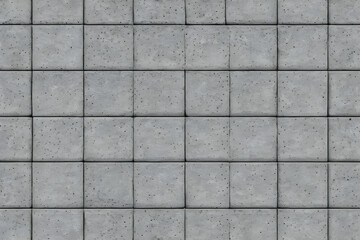 Concrete block wall seamless background and texture