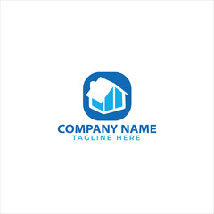 Realty and real estate agency, placemark and position vector icon
