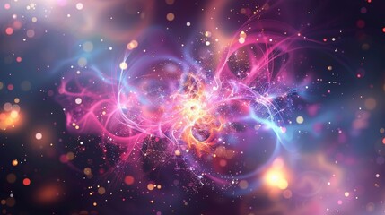 Big Data Algorithms and Quantum Explosion Vector Art