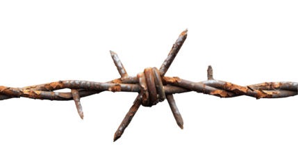 錆びた有刺鉄線、PNG