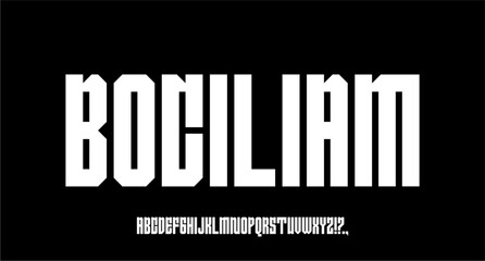 BOLD CONDENSED FONT FOR POSTER AND HEADLINE TYPEFACE