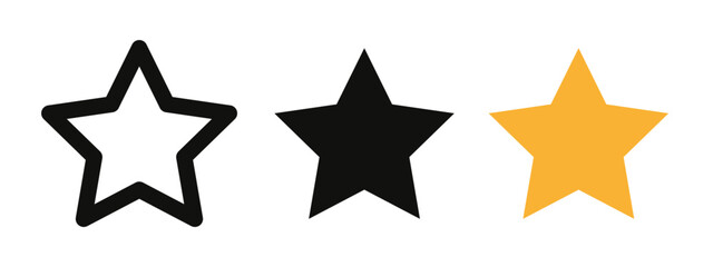 Bright Star Icon Versatile for Festive and Celebration Designs