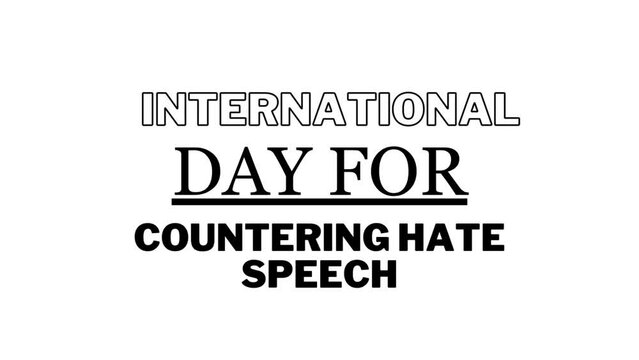 International Day for Countering Hate Speech - 18 June
