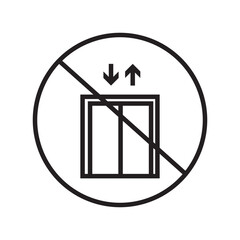 No Elevator Access Sign Promote Building Safety and Compliance