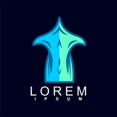 abstract logo design. unique and characterful, geometric abstract logo, modern and cute logo concept	