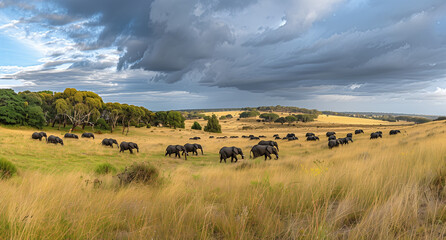 Obraz premium elephant in the wild