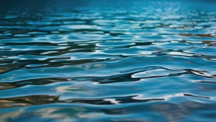 Calm sea surface. Seascape in early morning hours under clear skies