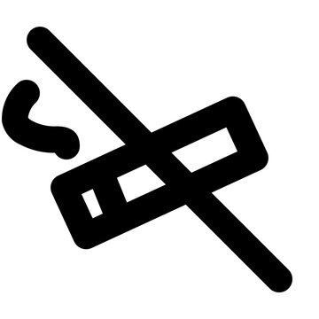 recommend clip art: no smoke icon