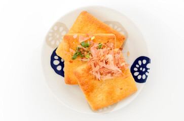 油揚げのパリパリ焼き