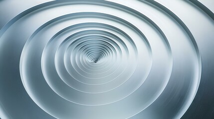 Obraz premium Smooth Circular Aluminum Metal Background