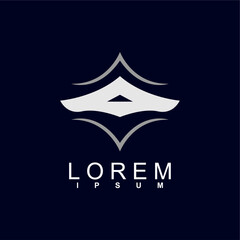 abstract logo design. unique and characterful, geometric abstract logo, modern and cute logo concept	